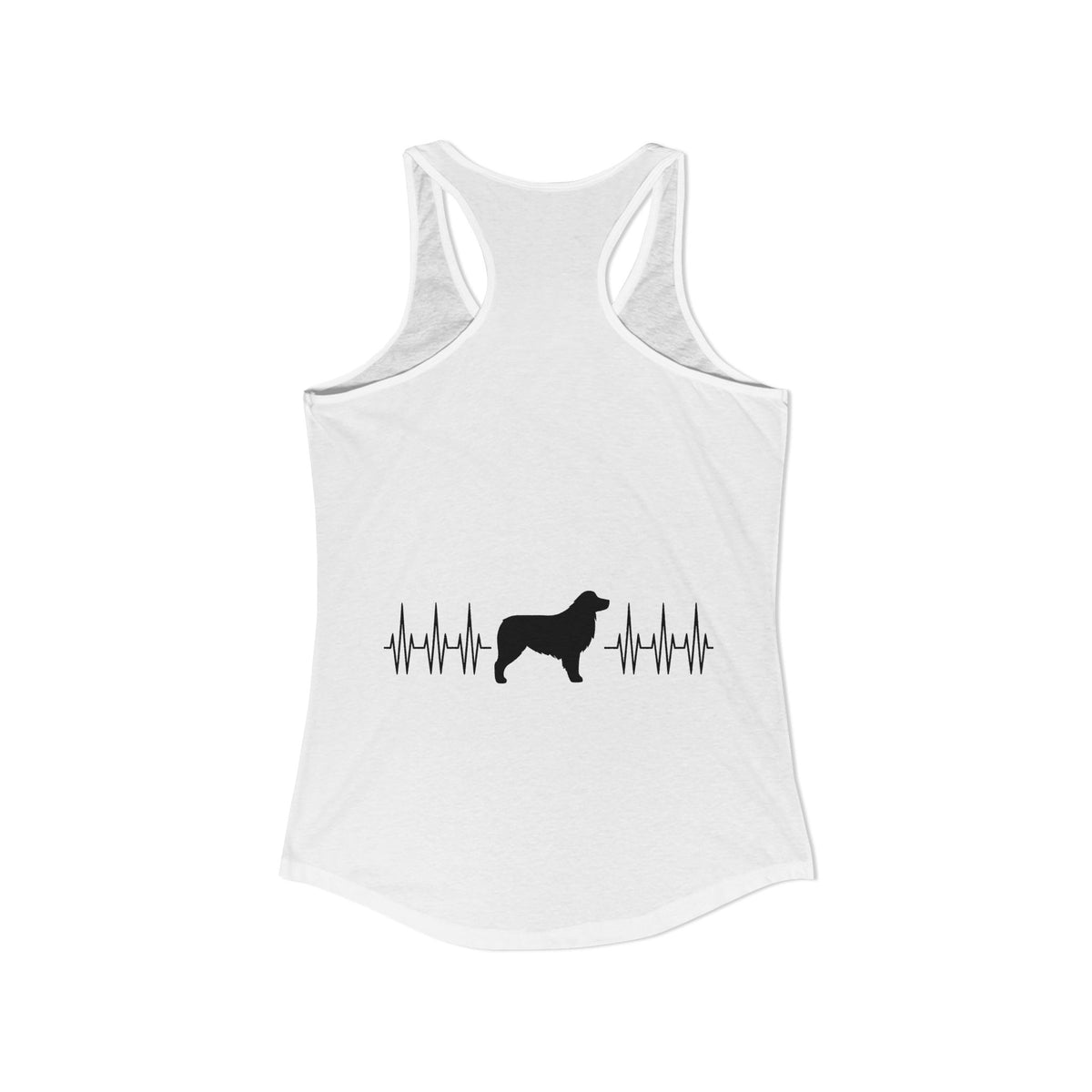 My Heart Beats For Aussies Women's Racerback Tank