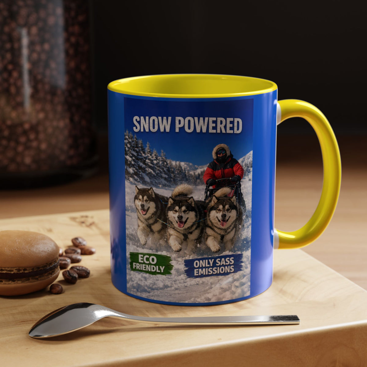 Snow Powered 2-Tone Coffee Mug
