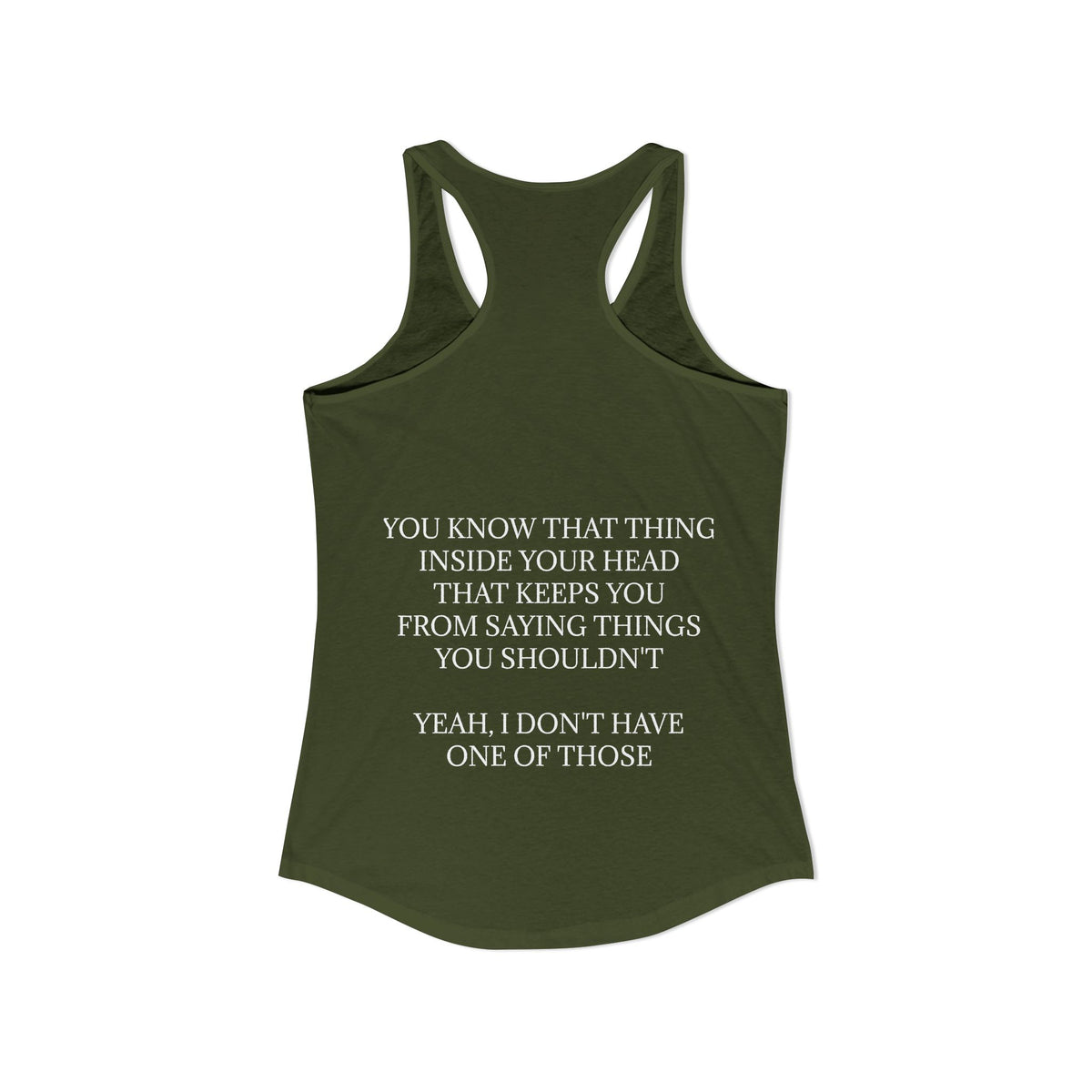 No Filter Women's Racerback Tank