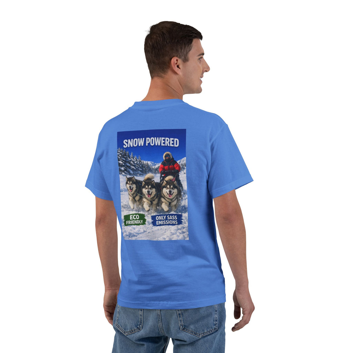 Snow Powered Men's Short-Sleeve Crewneck Tee