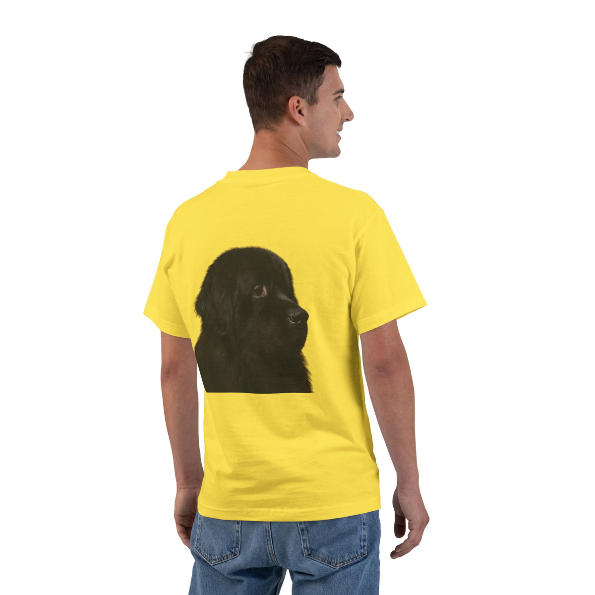 Newfie Head Men's Short-Sleeve Crewneck Tee