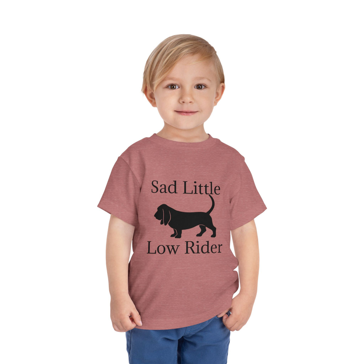 Sad Little Low Rider Toddler Unisex Short Sleeve Crewneck Tee