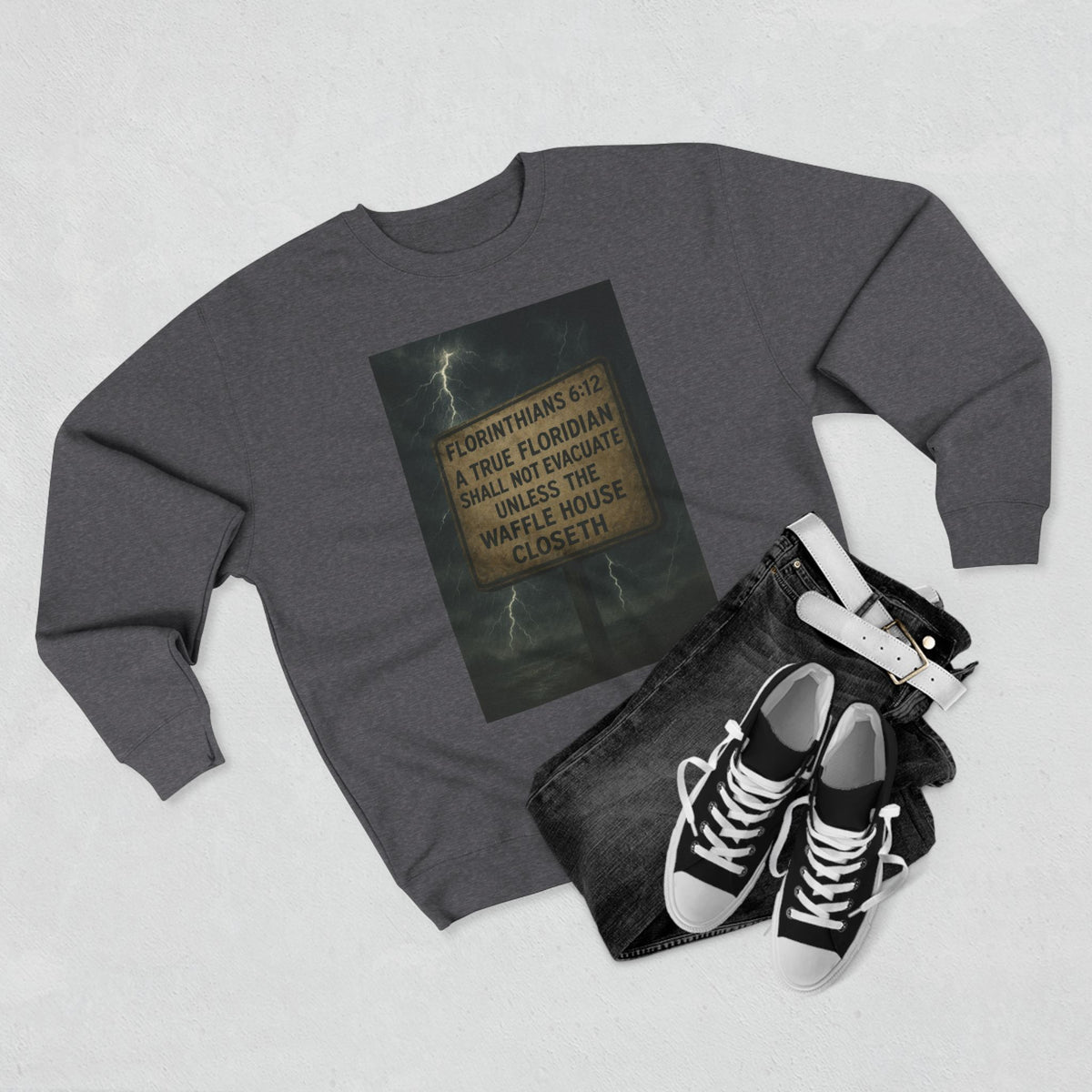Florinthians 6:12 Unisex Crewneck Sweatshirt