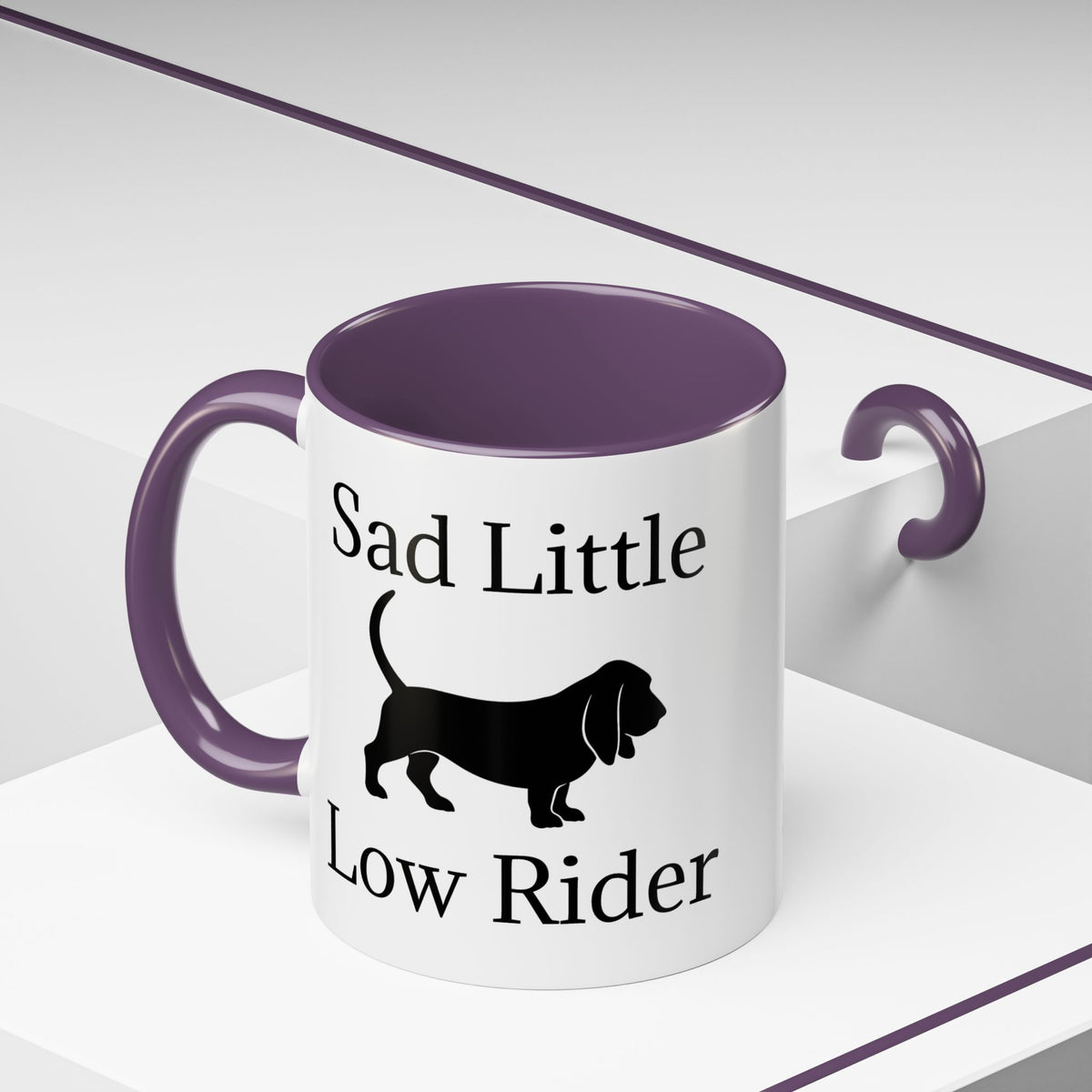 Sad Little Low Rider 2-Tone Coffee Mug