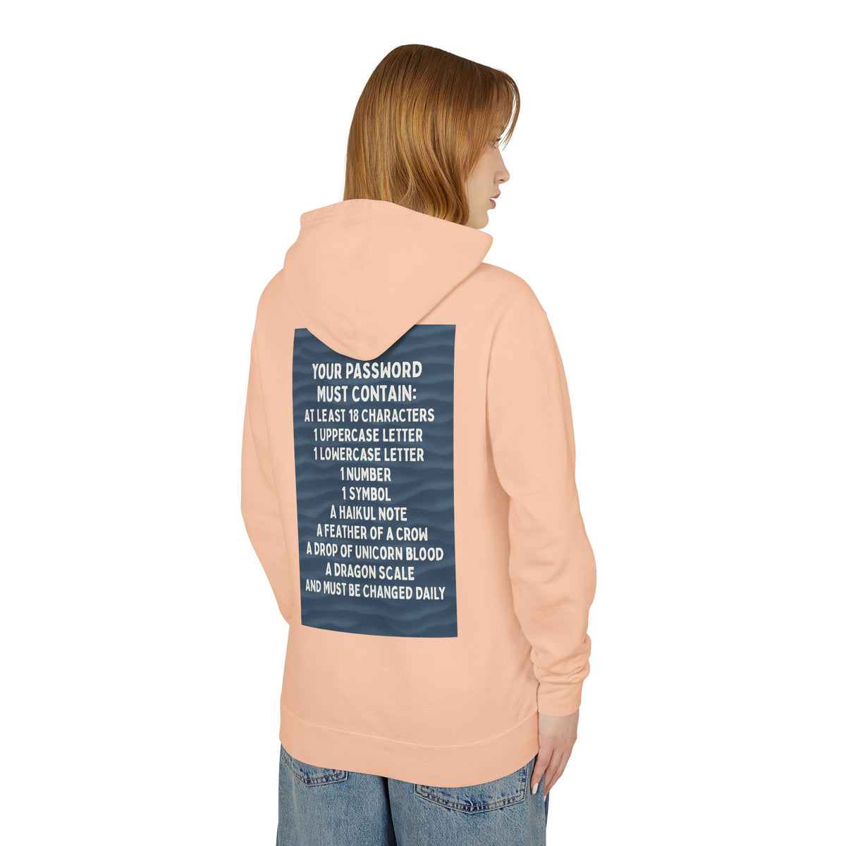 Password Unisex Lightweight Hoodie