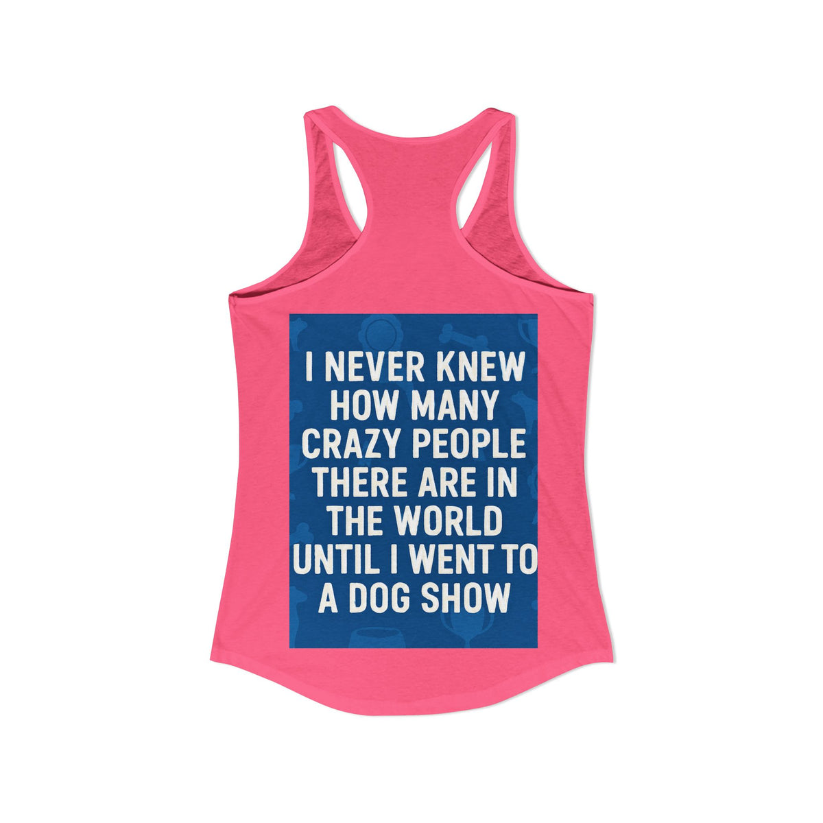 Never Knew Women's Racerback Tank