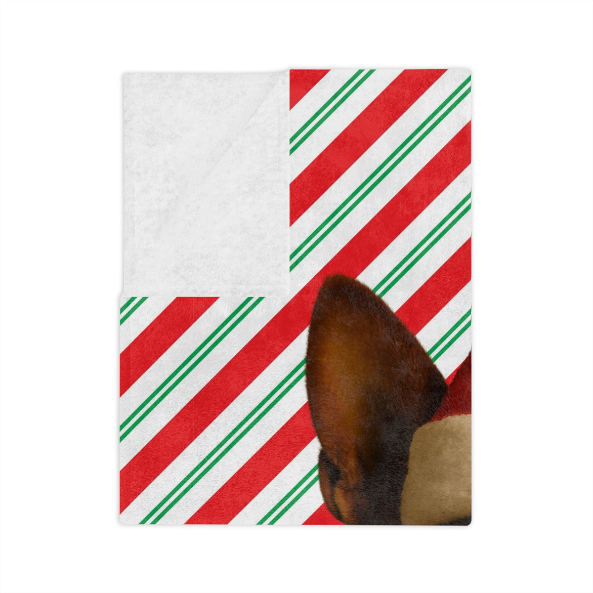 Santa Paws Basenji Velveteen Microfiber Blanket