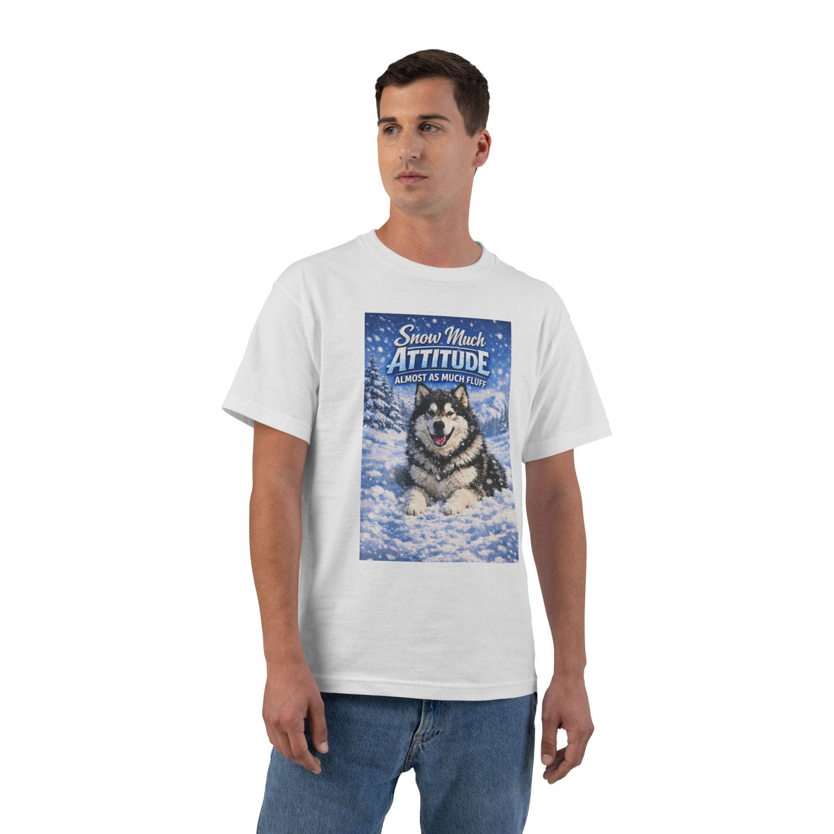 Snow Much Attitude Men's Short-Sleeve Crewneck Tee