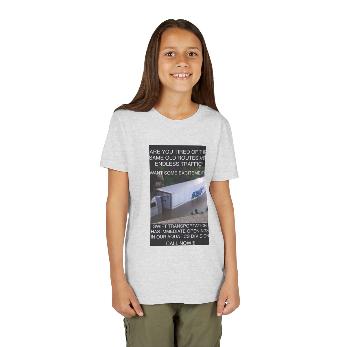 Swift Aquatics Youth Unisex Short Sleeve Crewneck Tee