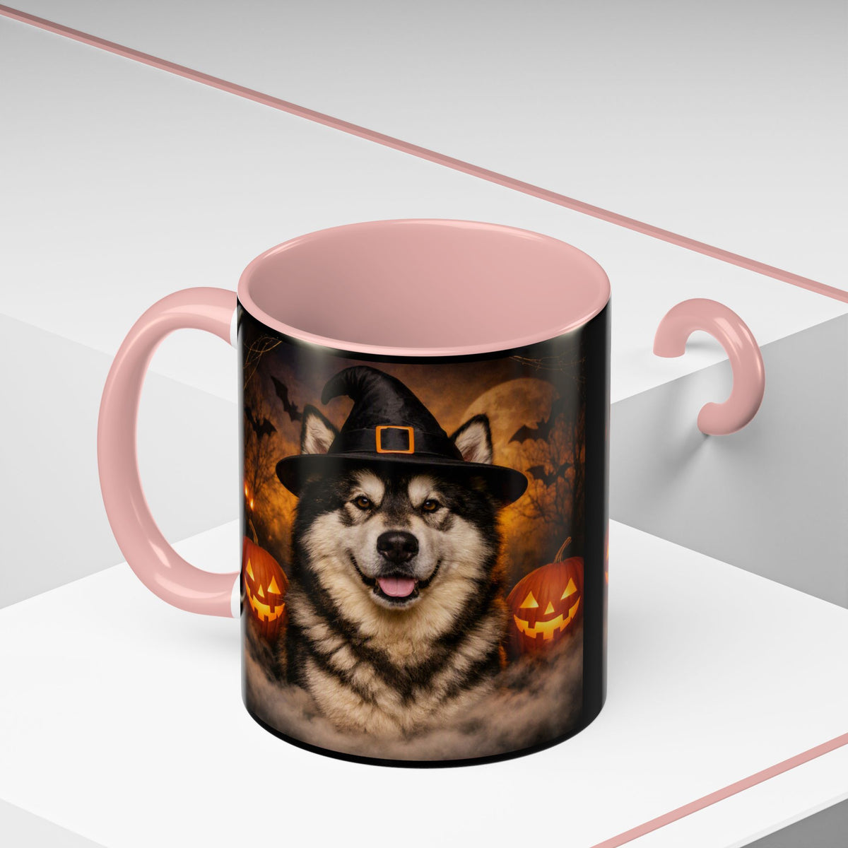 Witch Hat Pack Malamute 2-Tone Coffee Mug