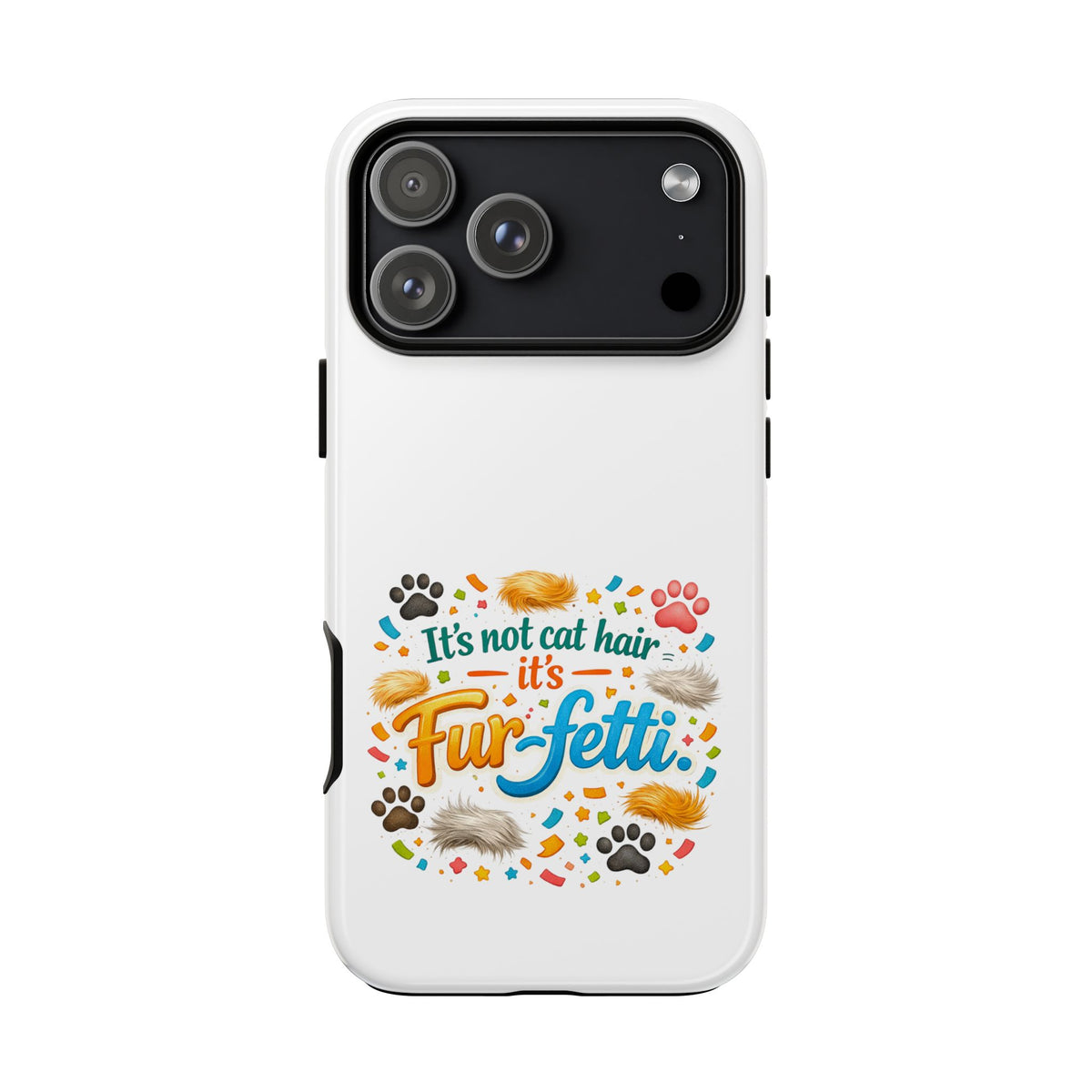 Fur-Fetti Cat iPhone Case
