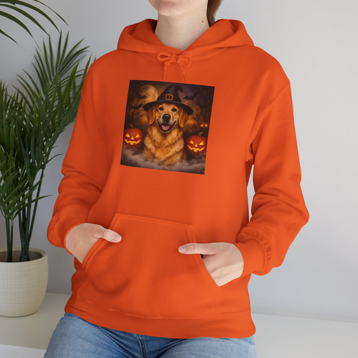 Witch Hat Pack Golden Unisex Hoodie