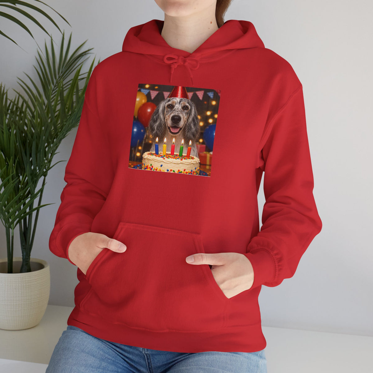 Birthday Buddy English Setter Unisex Hoodie