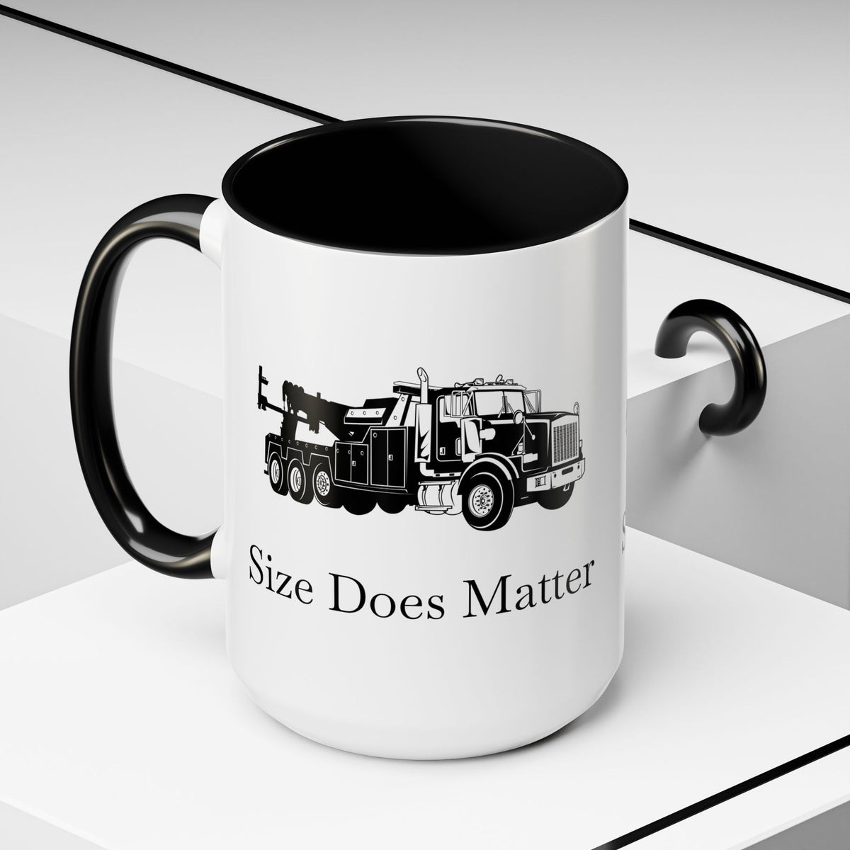 Size Does Matter 2-Tone Coffee Mug