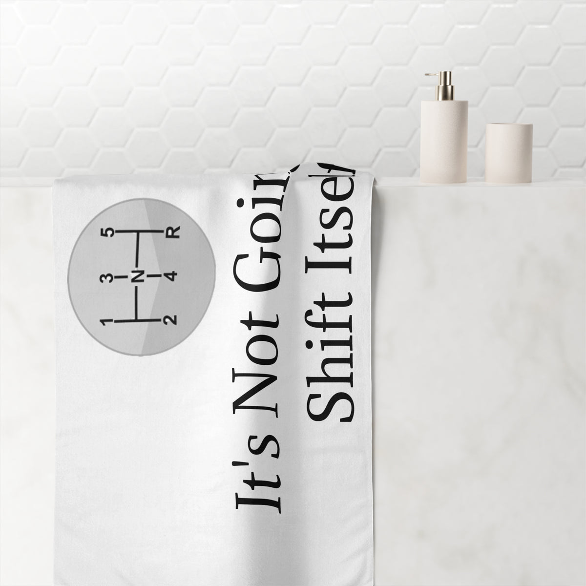 Shift Itself Mink-Cotton Beach Towel