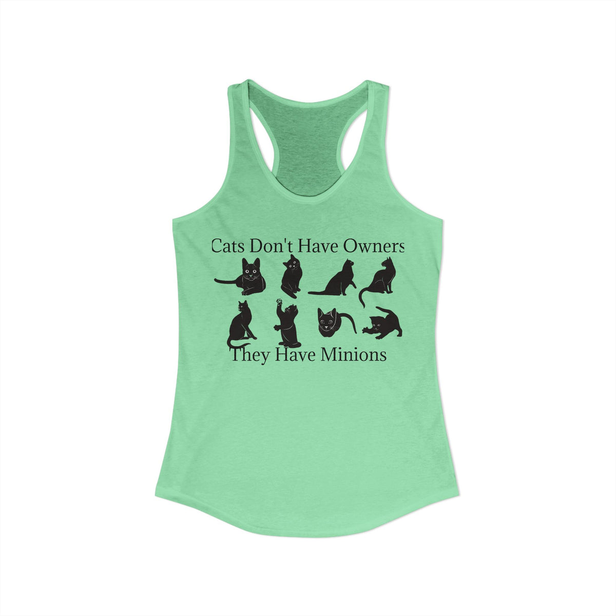 Cat Minions Women's Racerback Tank