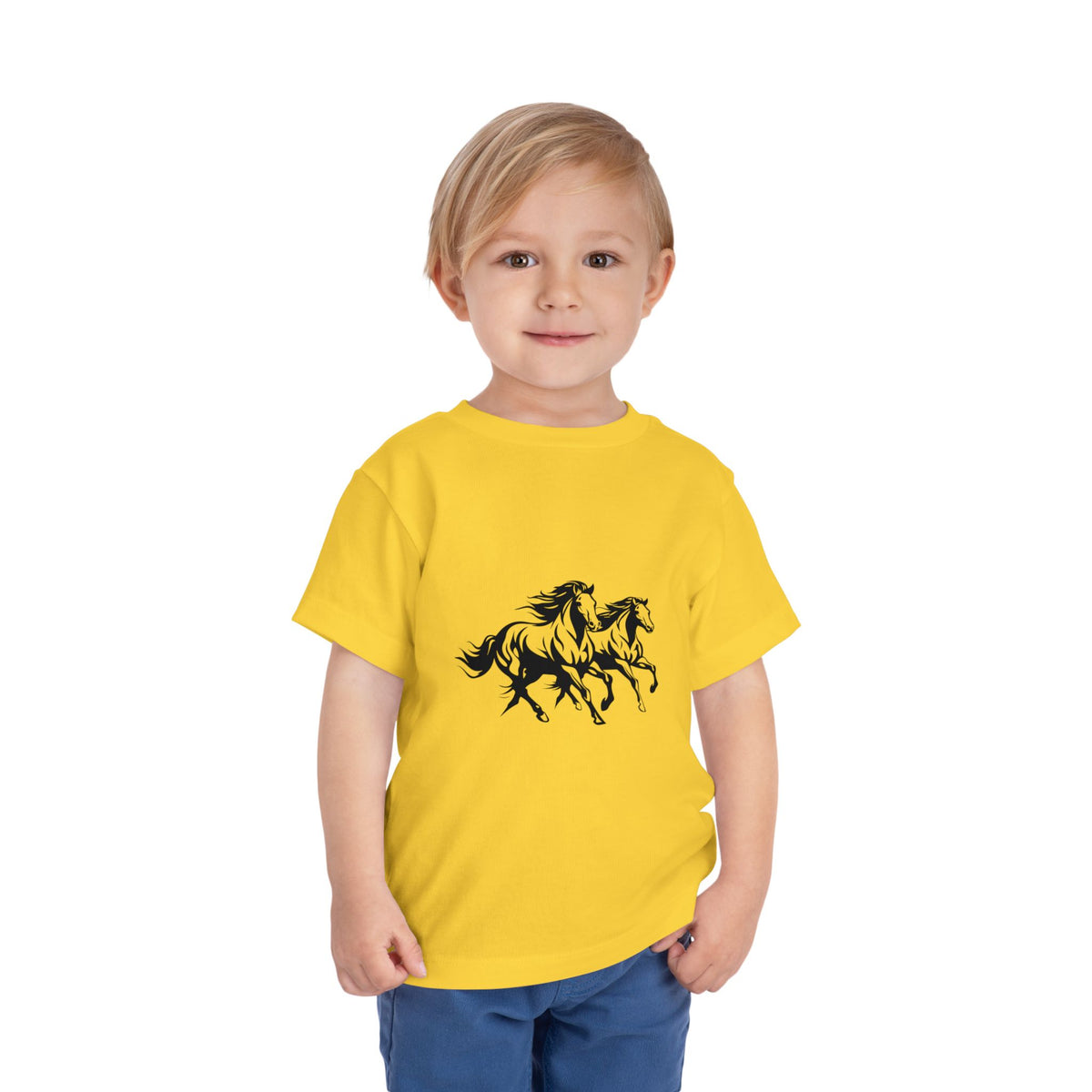 Horsin' Around Toddler Unisex Short Sleeve Crewneck Tee