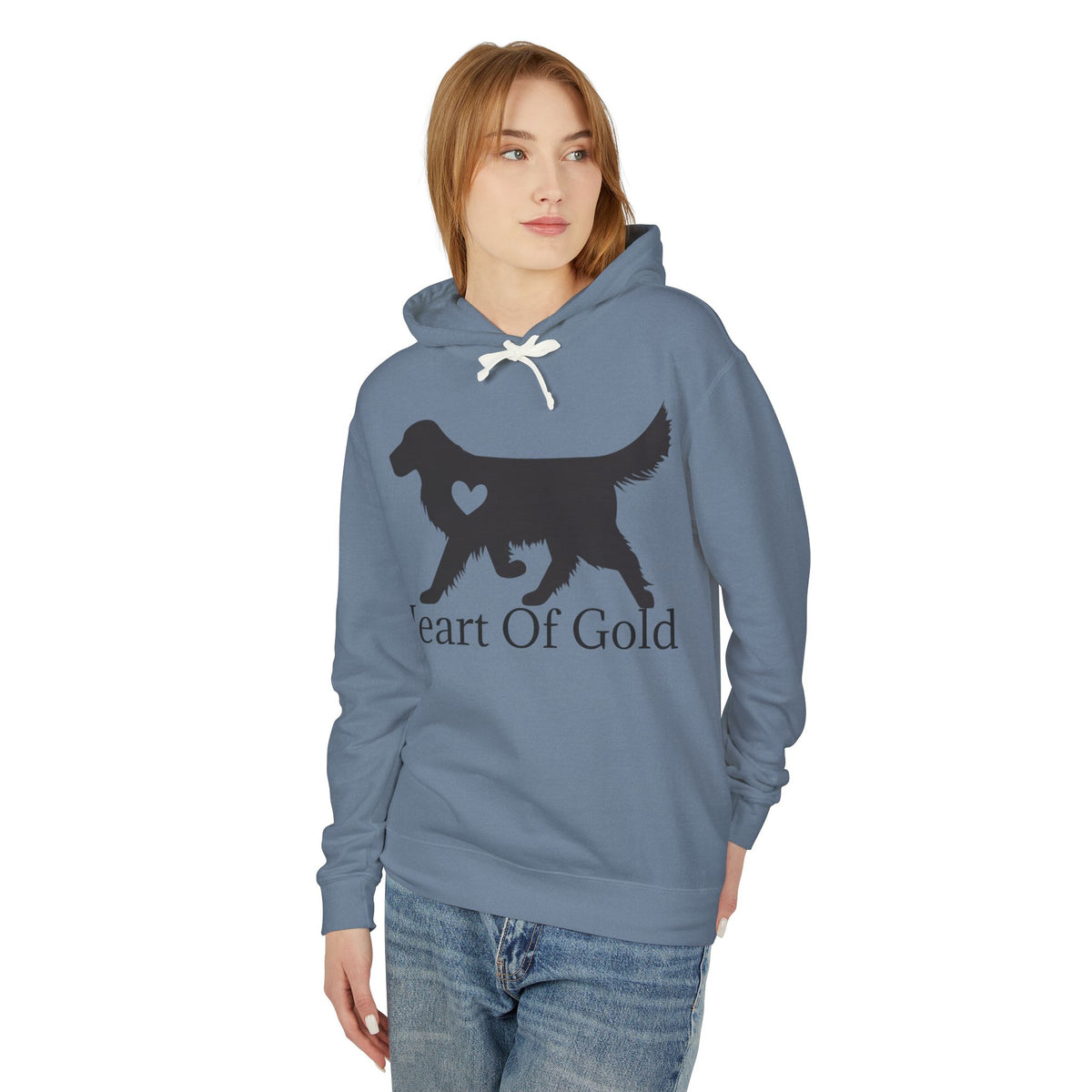 Heart Of Gold Unisex Lightweight Hoodie