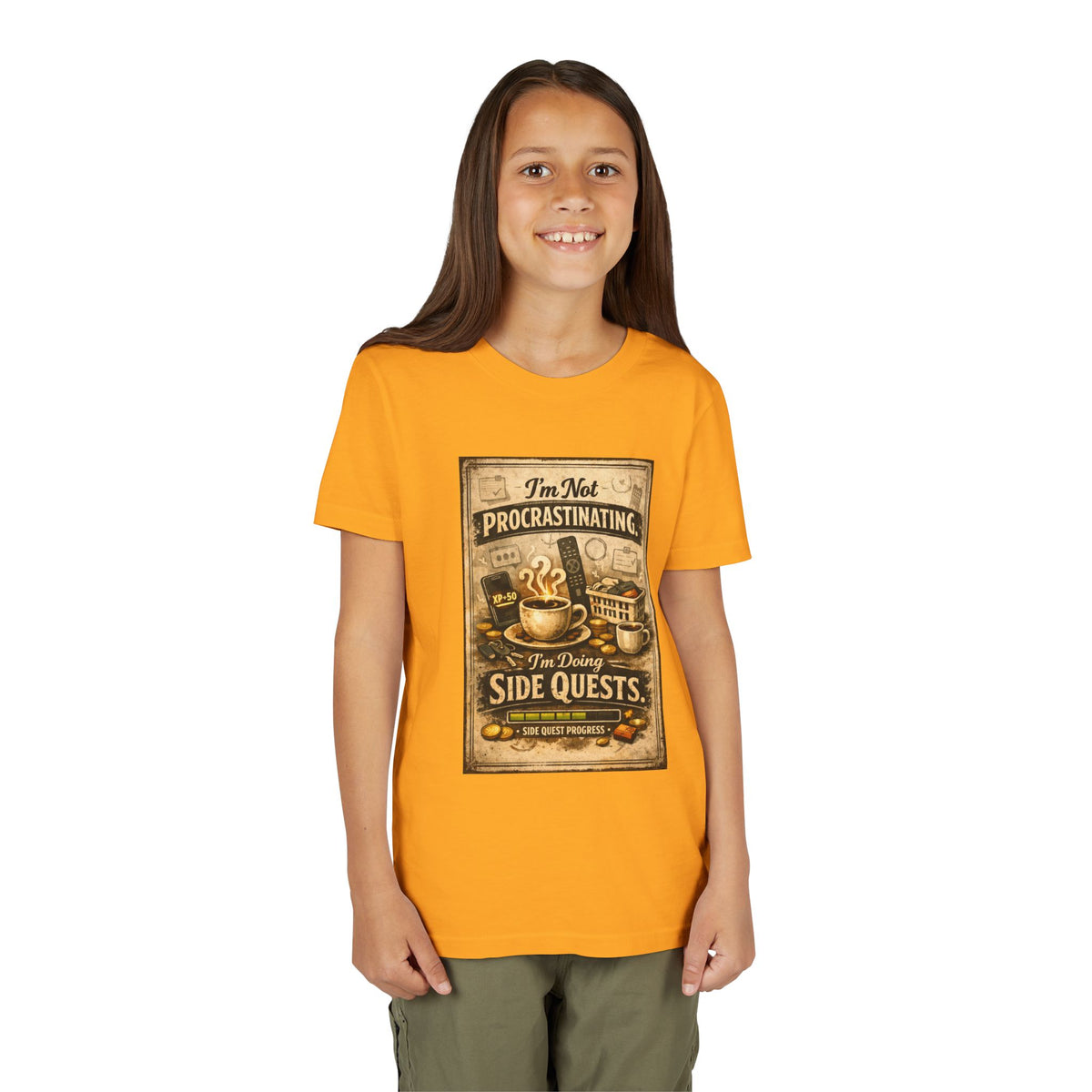 Procrastinating Youth Unisex Short Sleeve Crewneck Tee