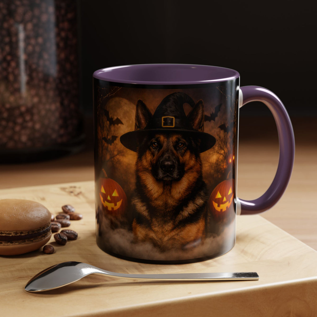 Witch Hat Pack German Shepherd 2-Tone Coffee Mug