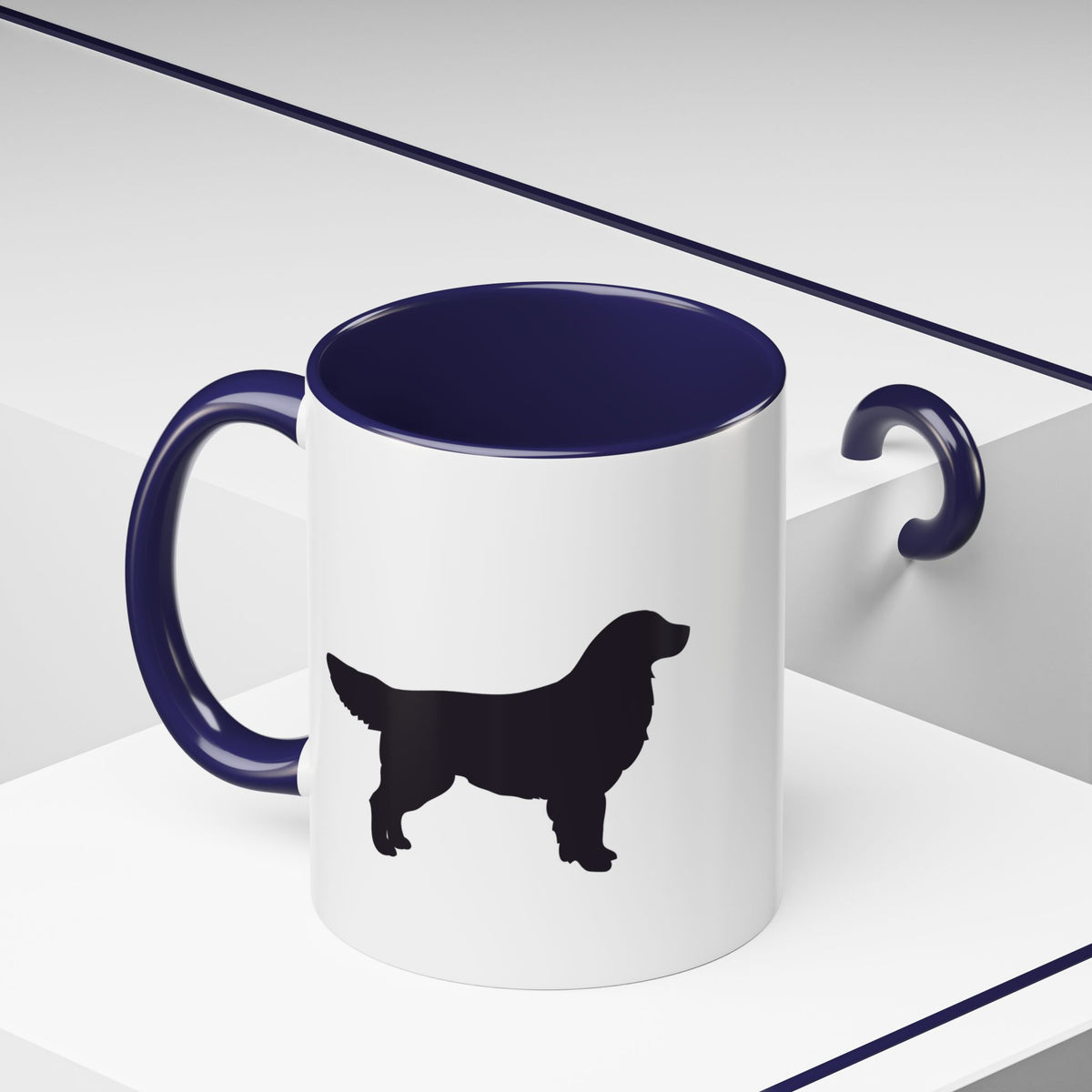 Golden Silhouette 2-Tone Coffee Mug