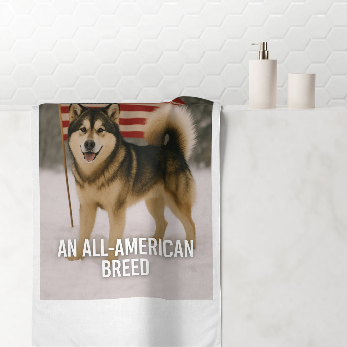 All-American Breed Mink-Cotton Beach Towel