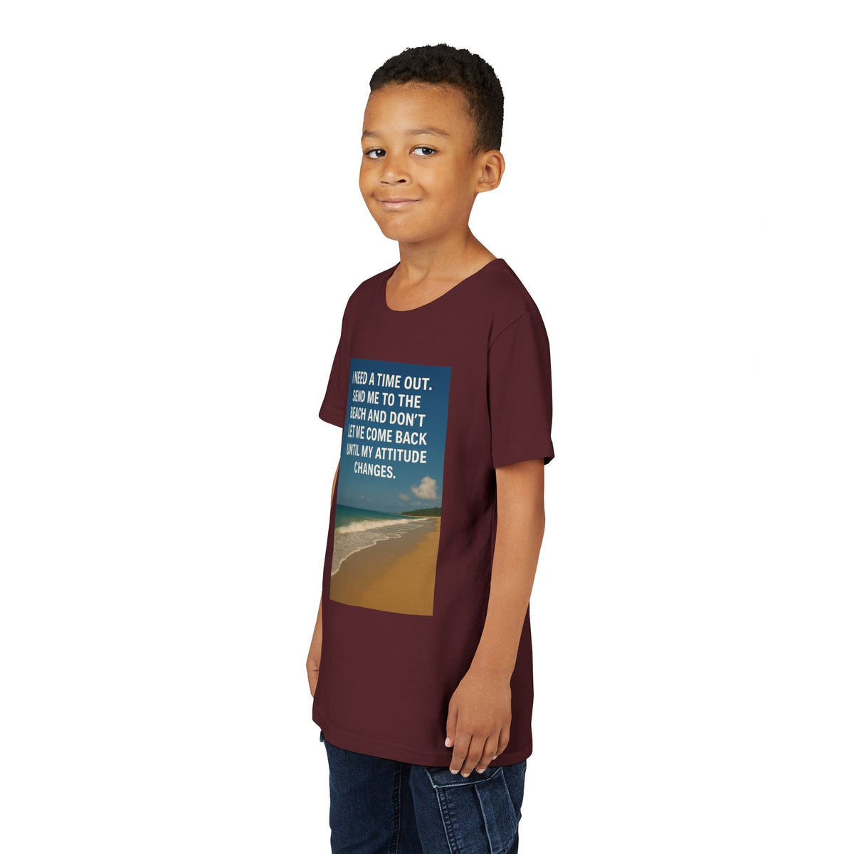 Time Out Youth Unisex Short Sleeve Crewneck Tee