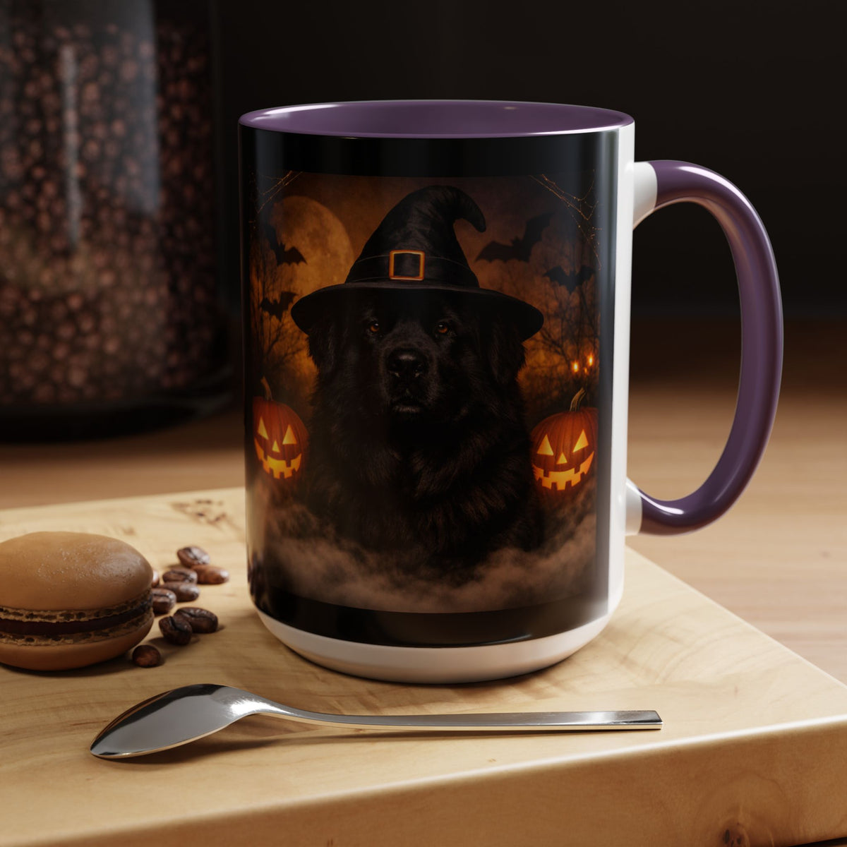 Witch Hat Pack Newfie 2-Tone Coffee Mug