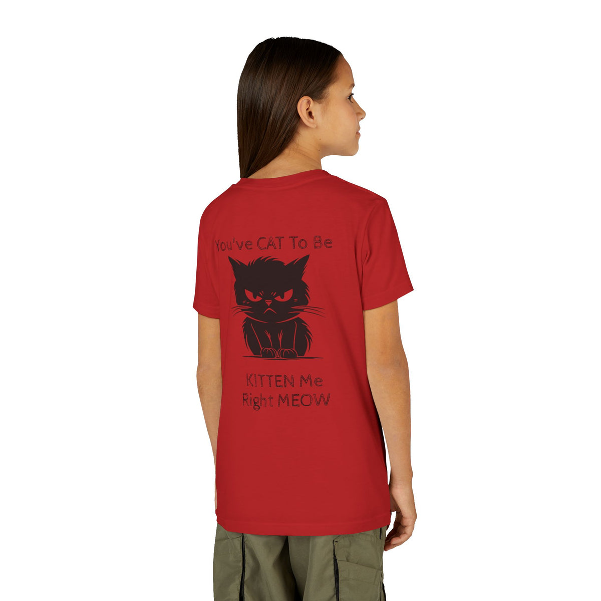 KITTEN Me Youth Unisex Short Sleeve Crewneck Tee