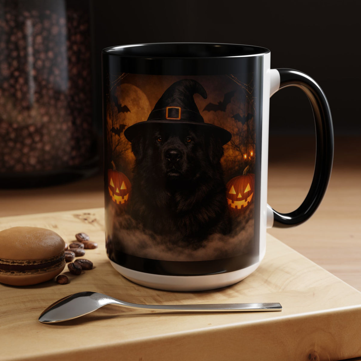 Witch Hat Pack Newfie 2-Tone Coffee Mug