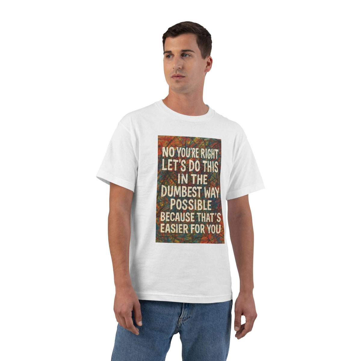 Easier For You Men's Short-Sleeve Crewneck Tee