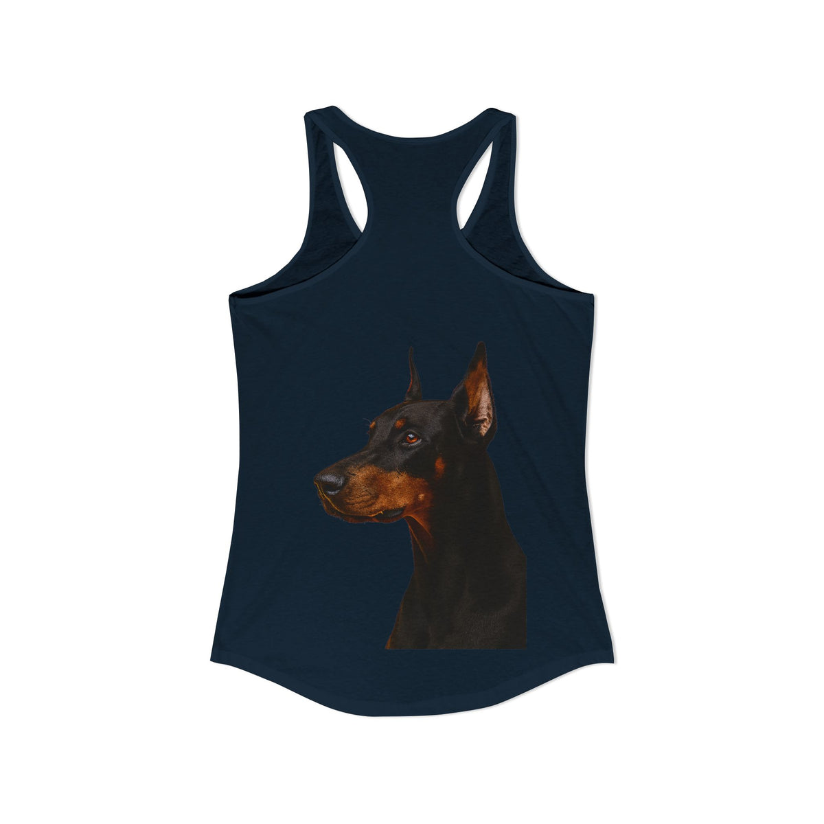 Doberman Head Women's Racerback Tank