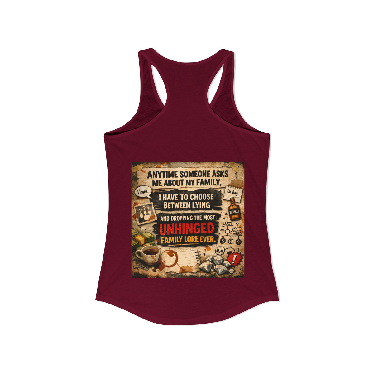 Unhinged Family Women's Racerback Tank