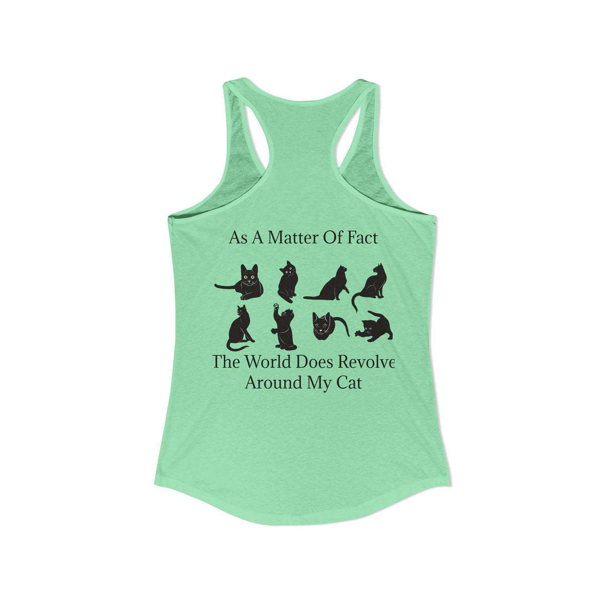Matter Of Fact Cat Women's Racerback Tank
