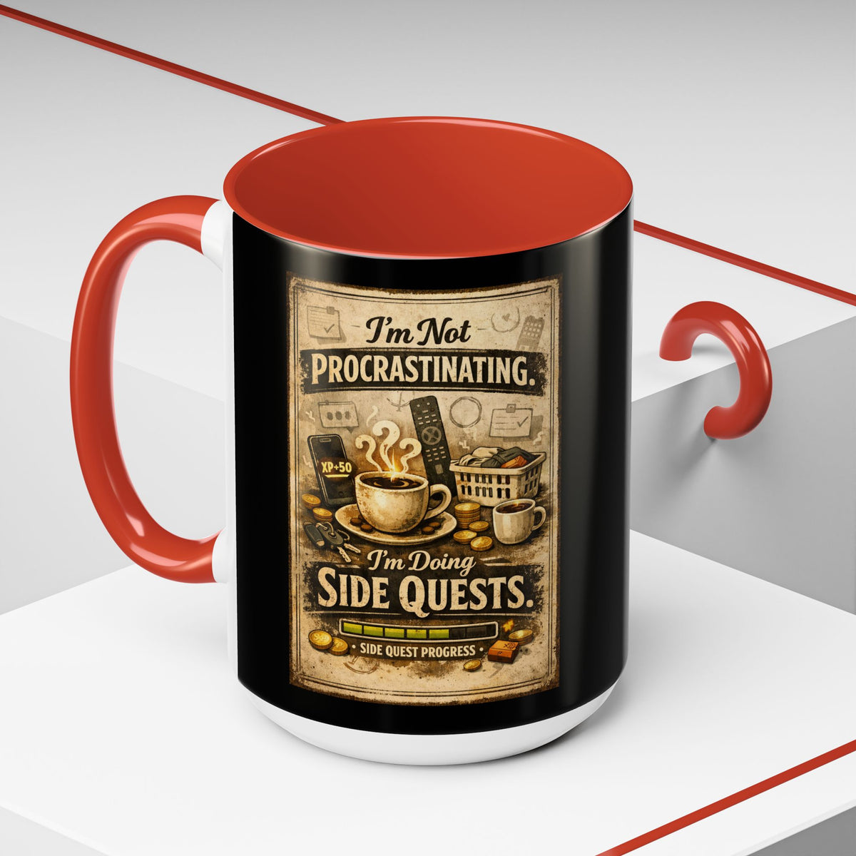 Procrastinating 2-Tone Coffee Mug