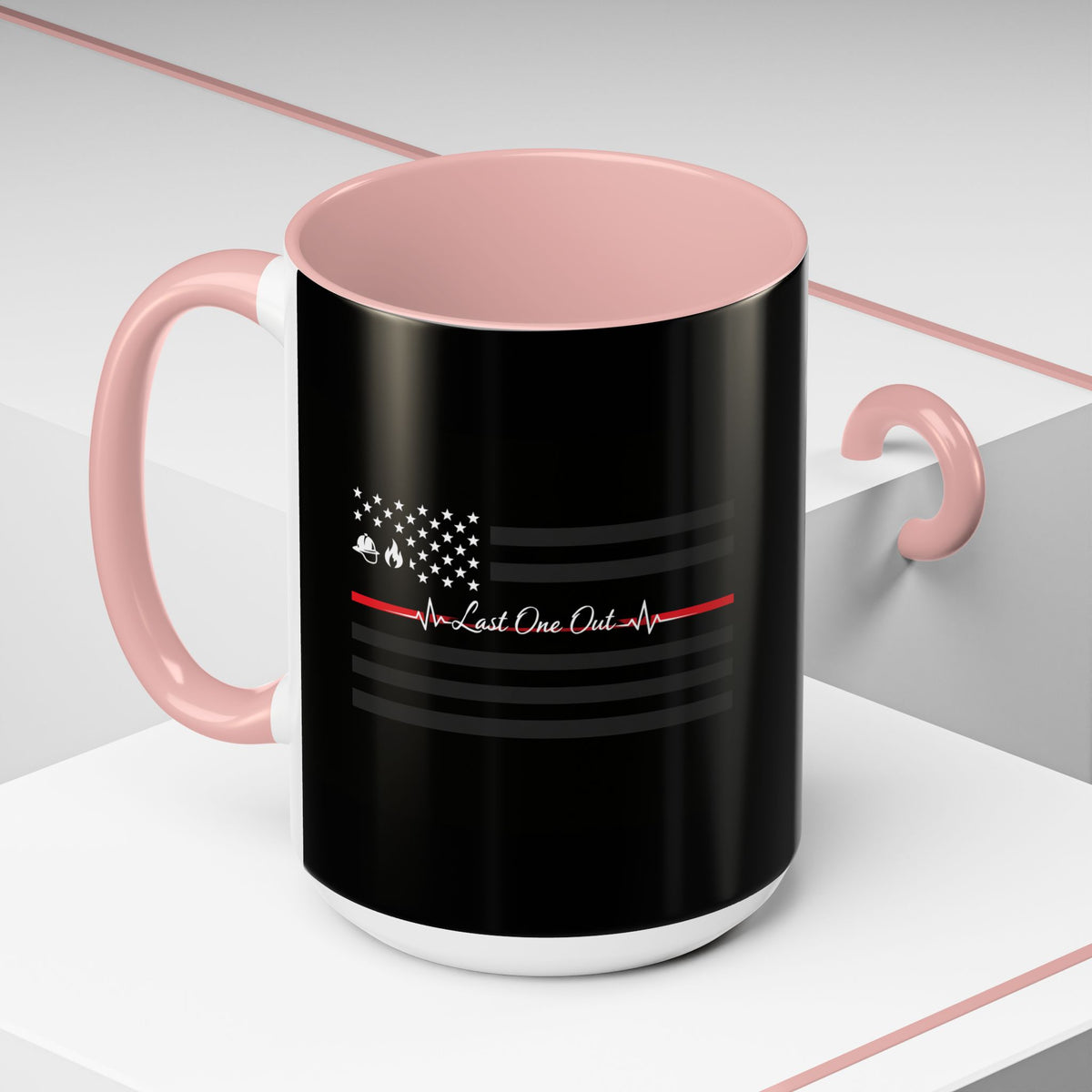 Thin Red Line 2-Tone Coffee Mug