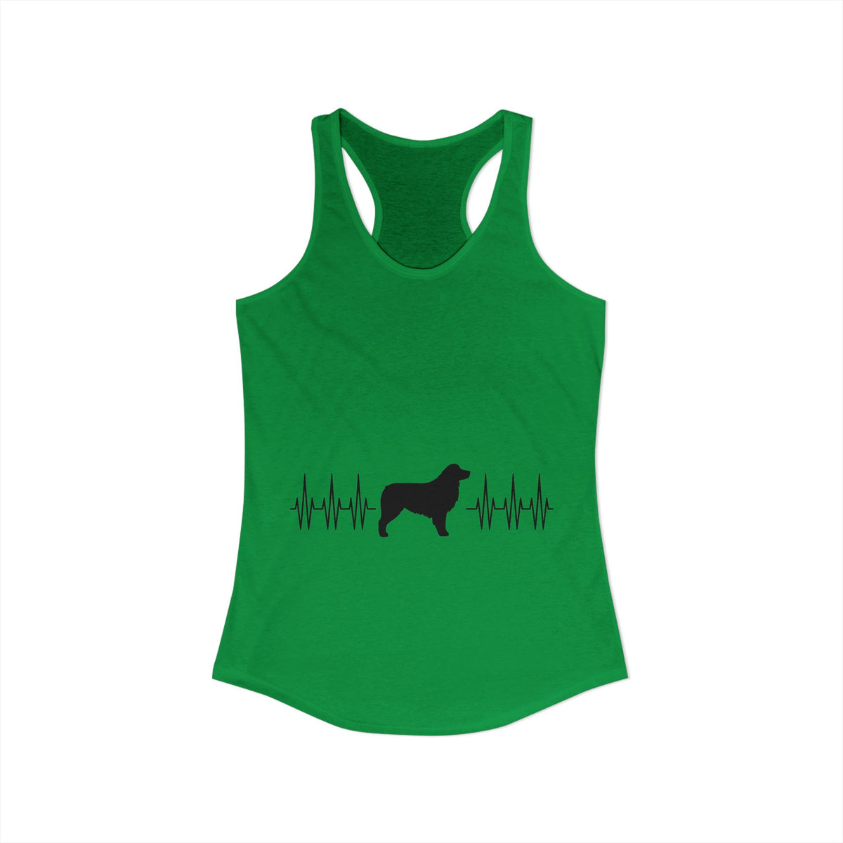 My Heart Beats For Aussies Women's Racerback Tank