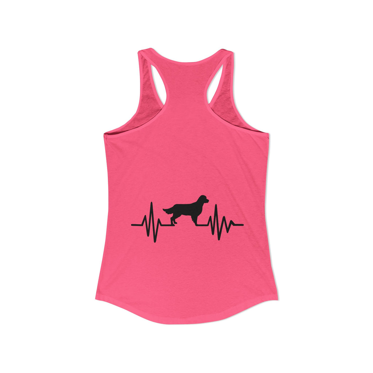 My Heart Beats For Goldens Women's Racerback Tank