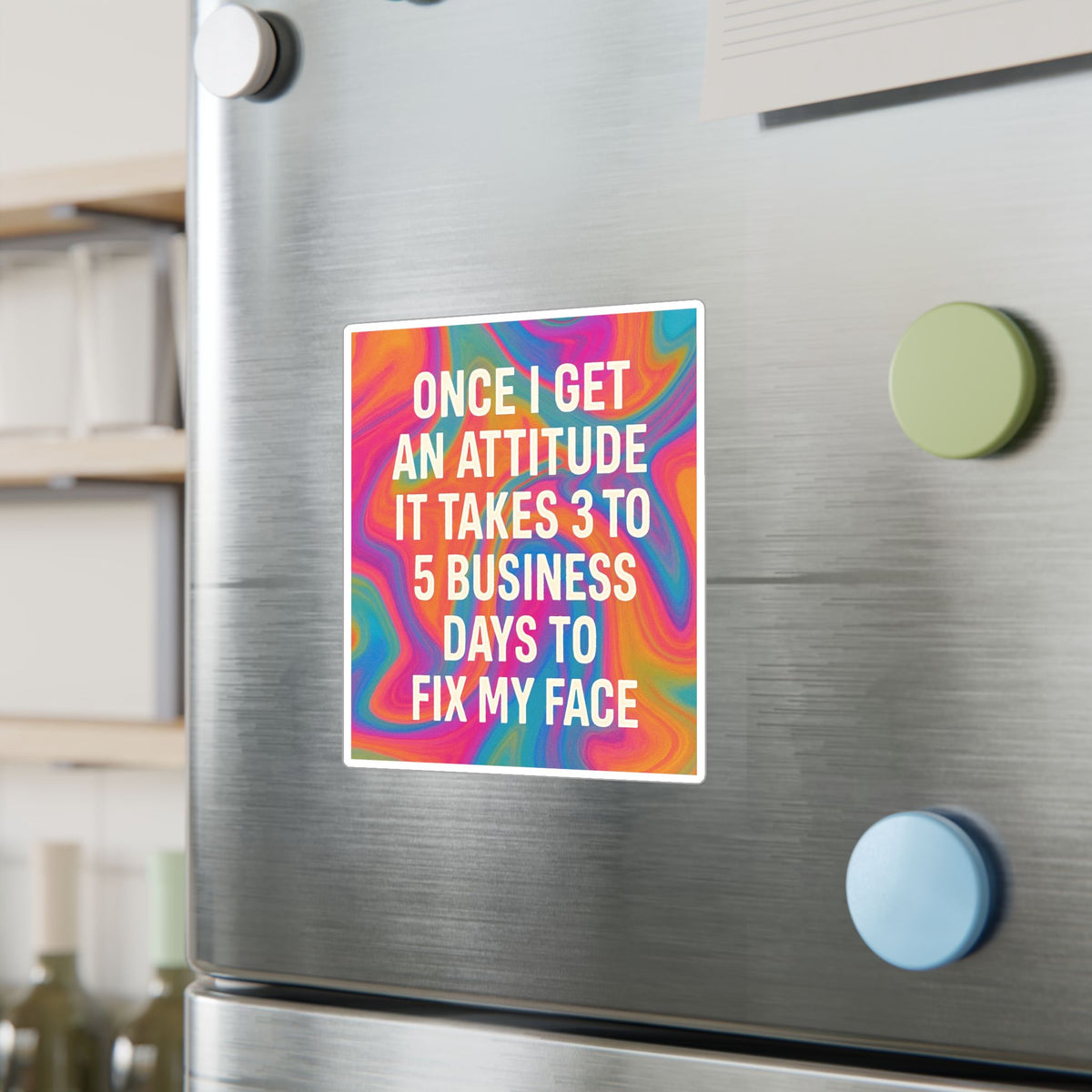 Fix My Face Vinyl Decal