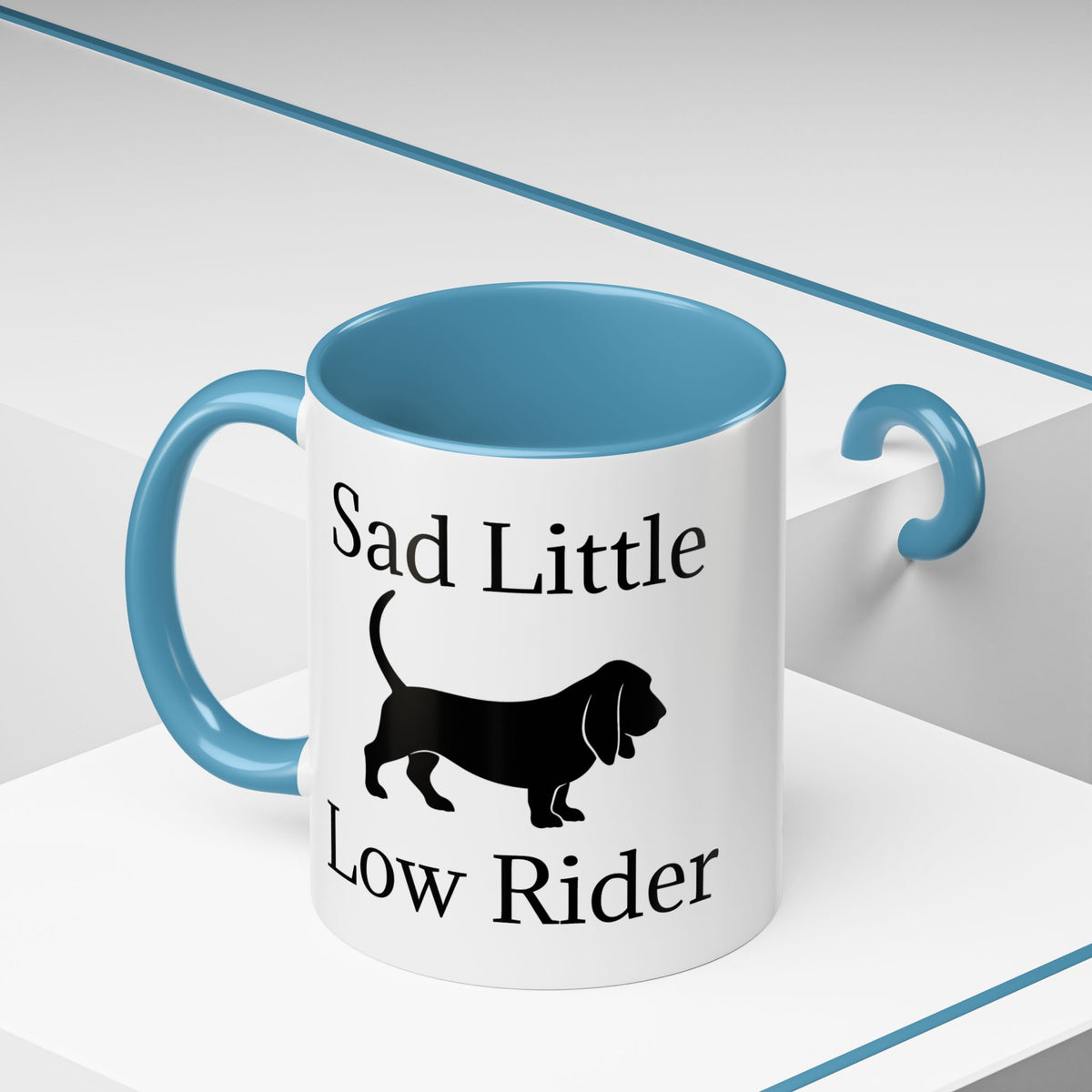 Sad Little Low Rider 2-Tone Coffee Mug