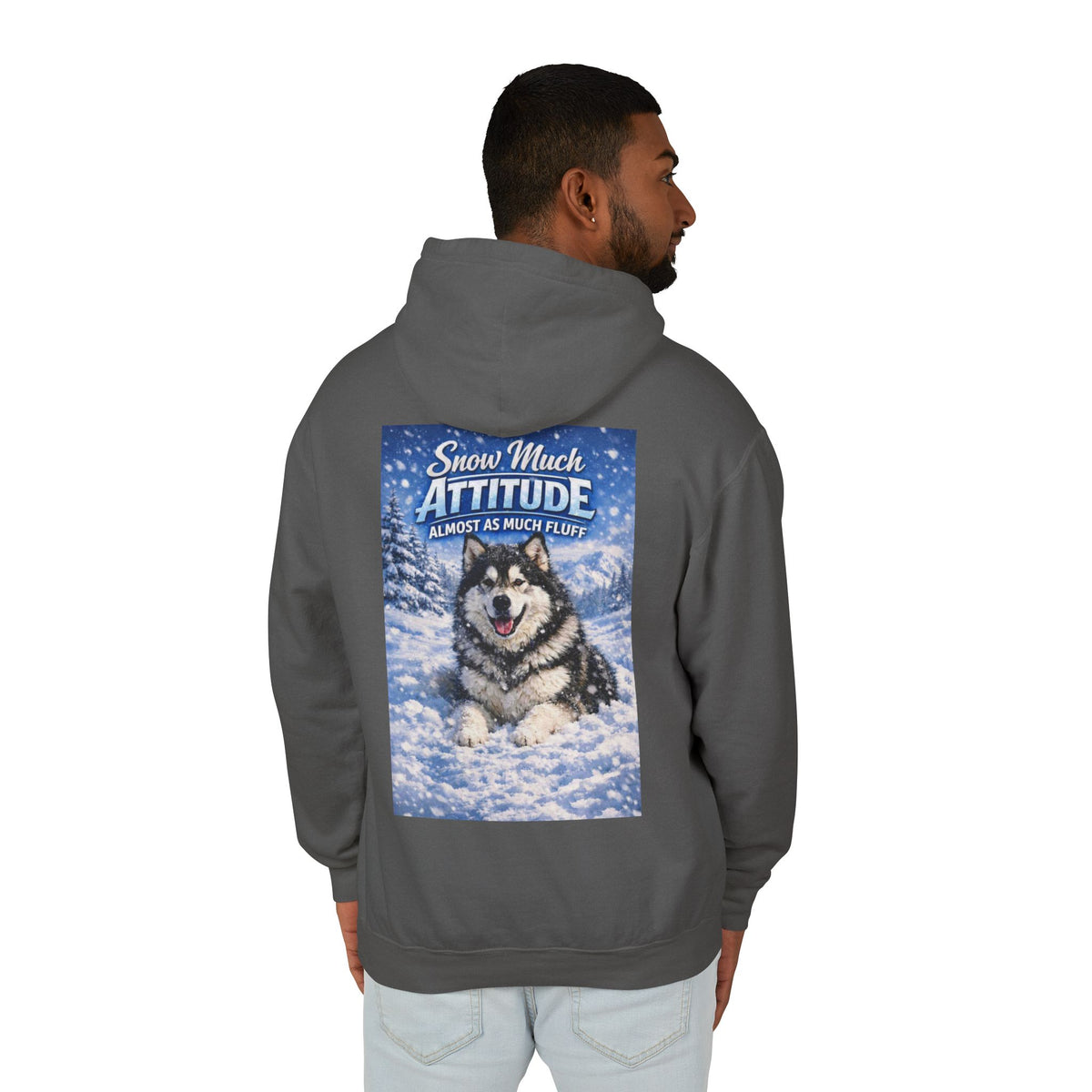 Snow Much Attitude Unisex Lightweight Hoodie