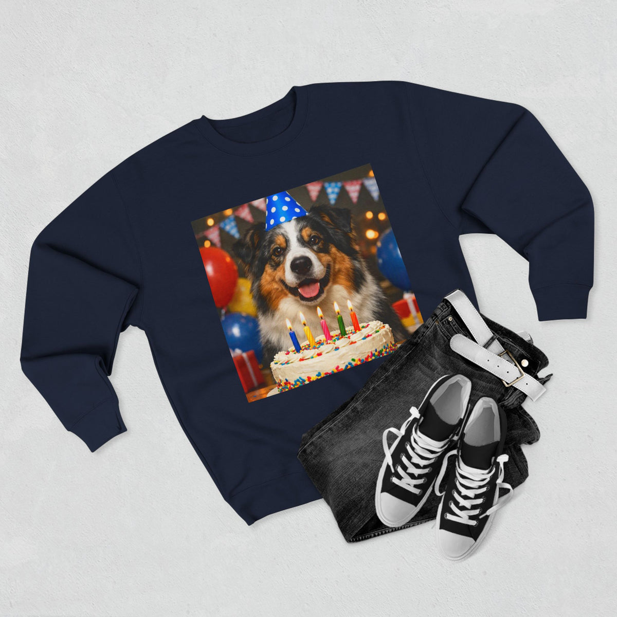 Birthday Buddy Aussie Unisex Crewneck Sweatshirt