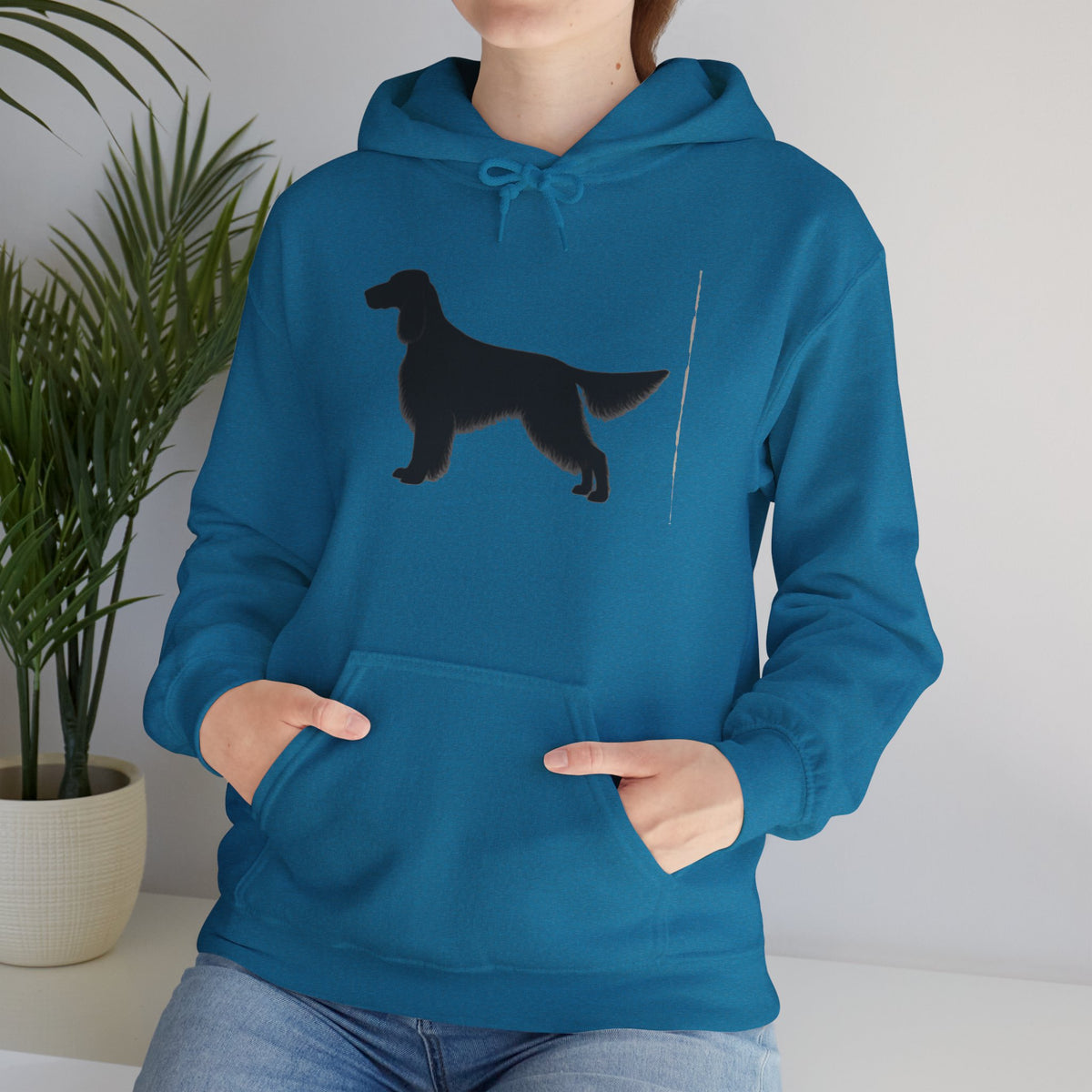 English Setter Silhouette Unisex Hoodie