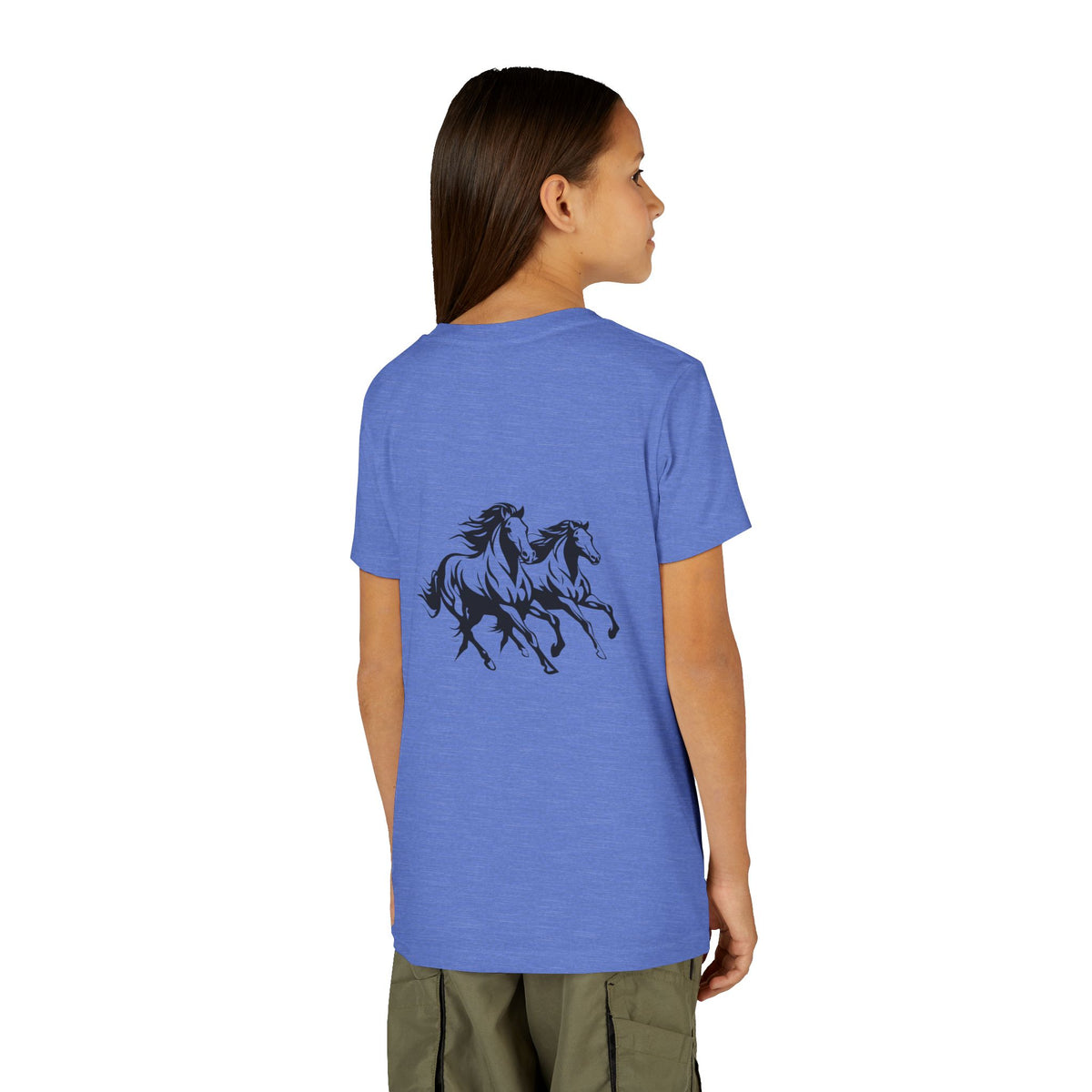 Horsin' Around Youth Unisex Short Sleeve Crewneck Tee
