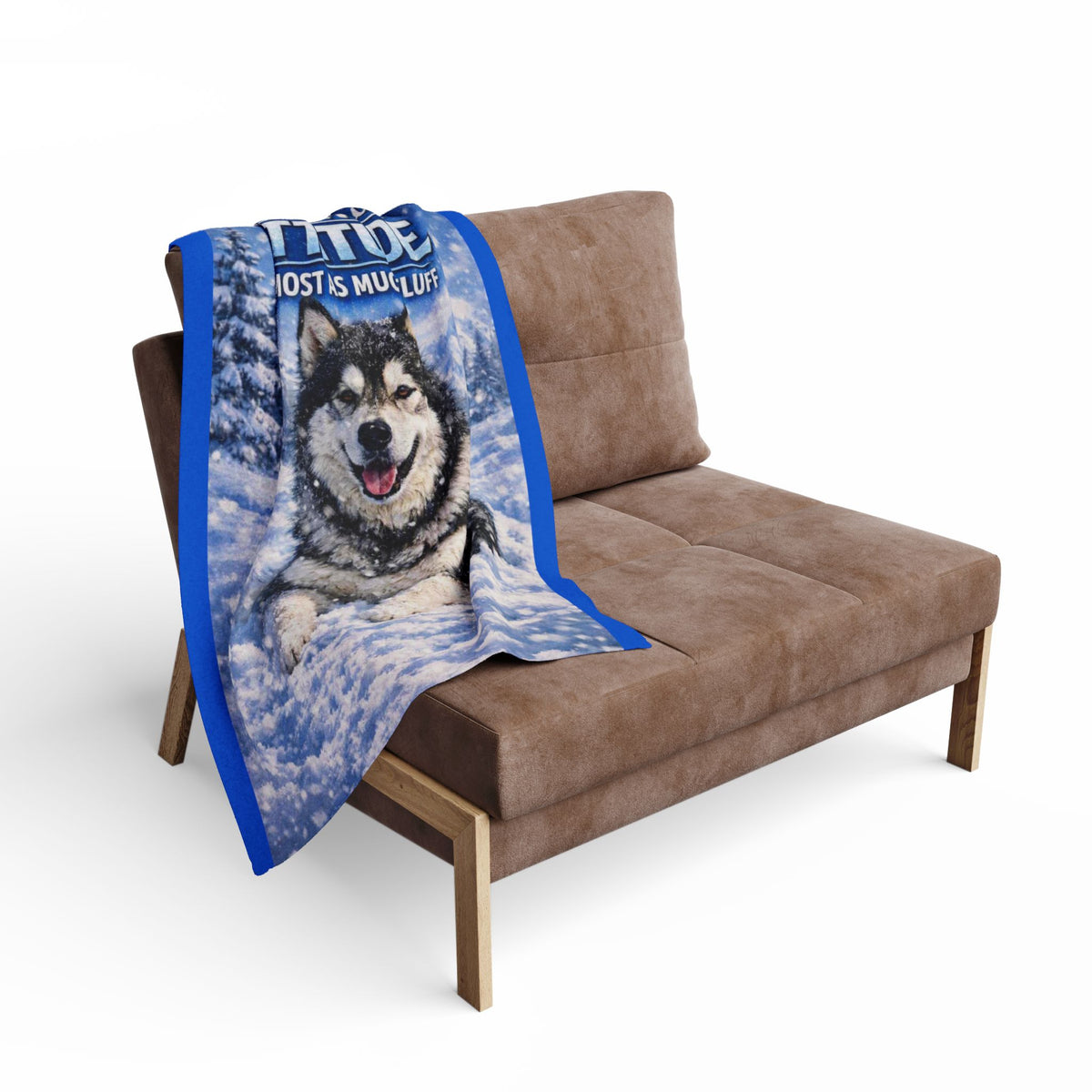 Snow Much Attitude Arctic Fleece Blanket