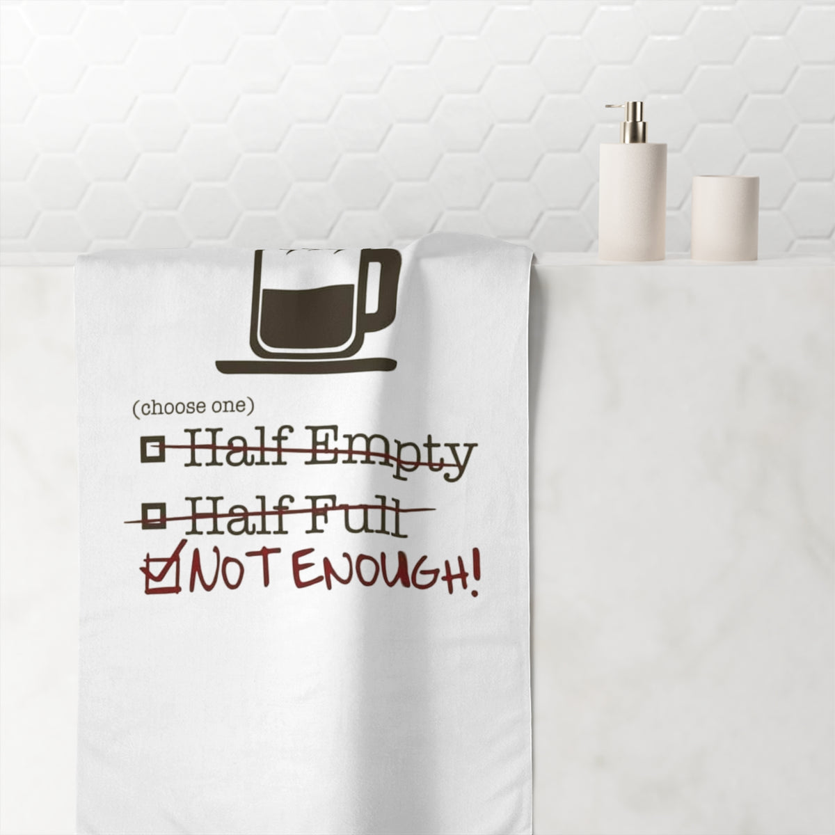 Not Enough Mink-Cotton Beach Towel