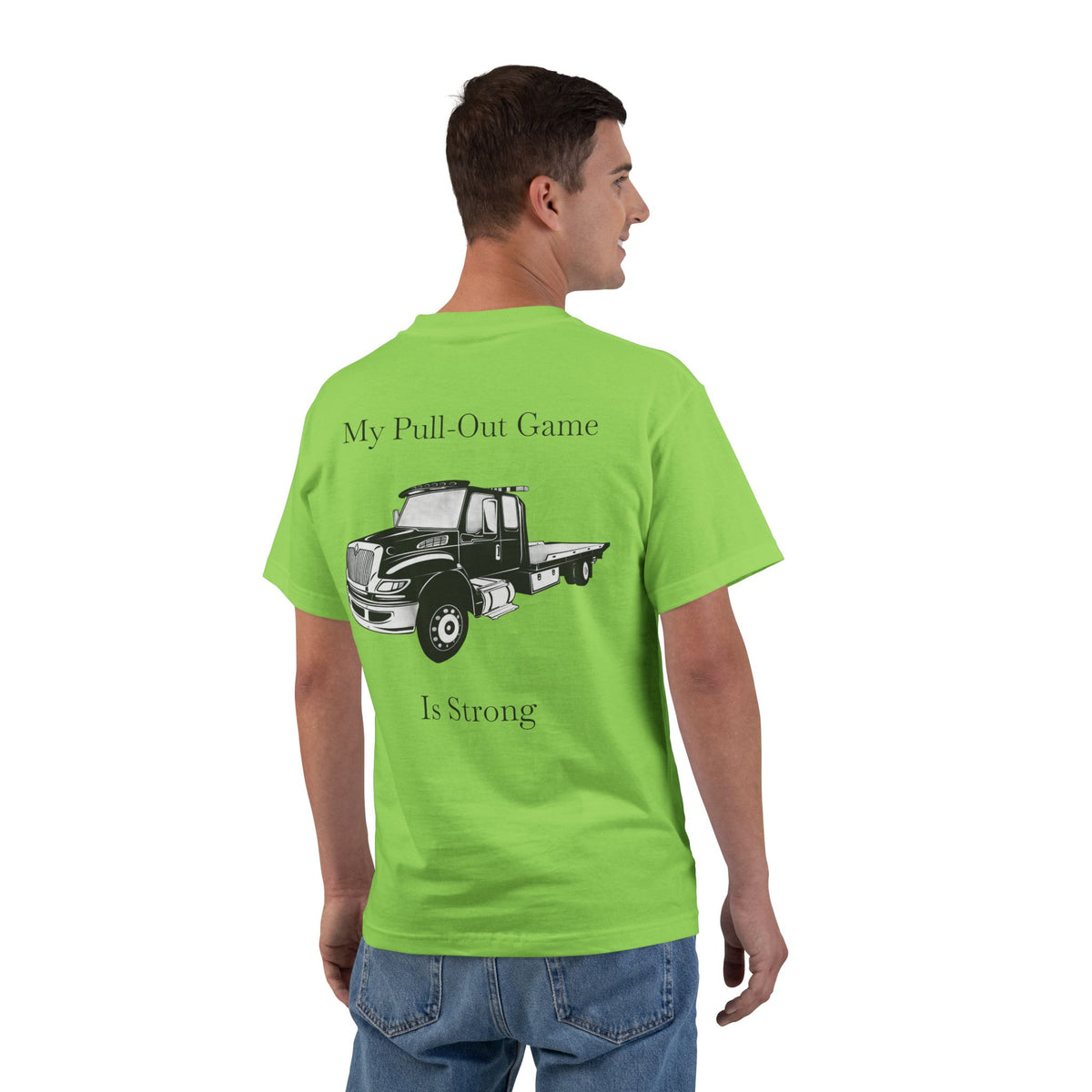 Pull Out Flatbed Men's Short-Sleeve Crewneck Tee