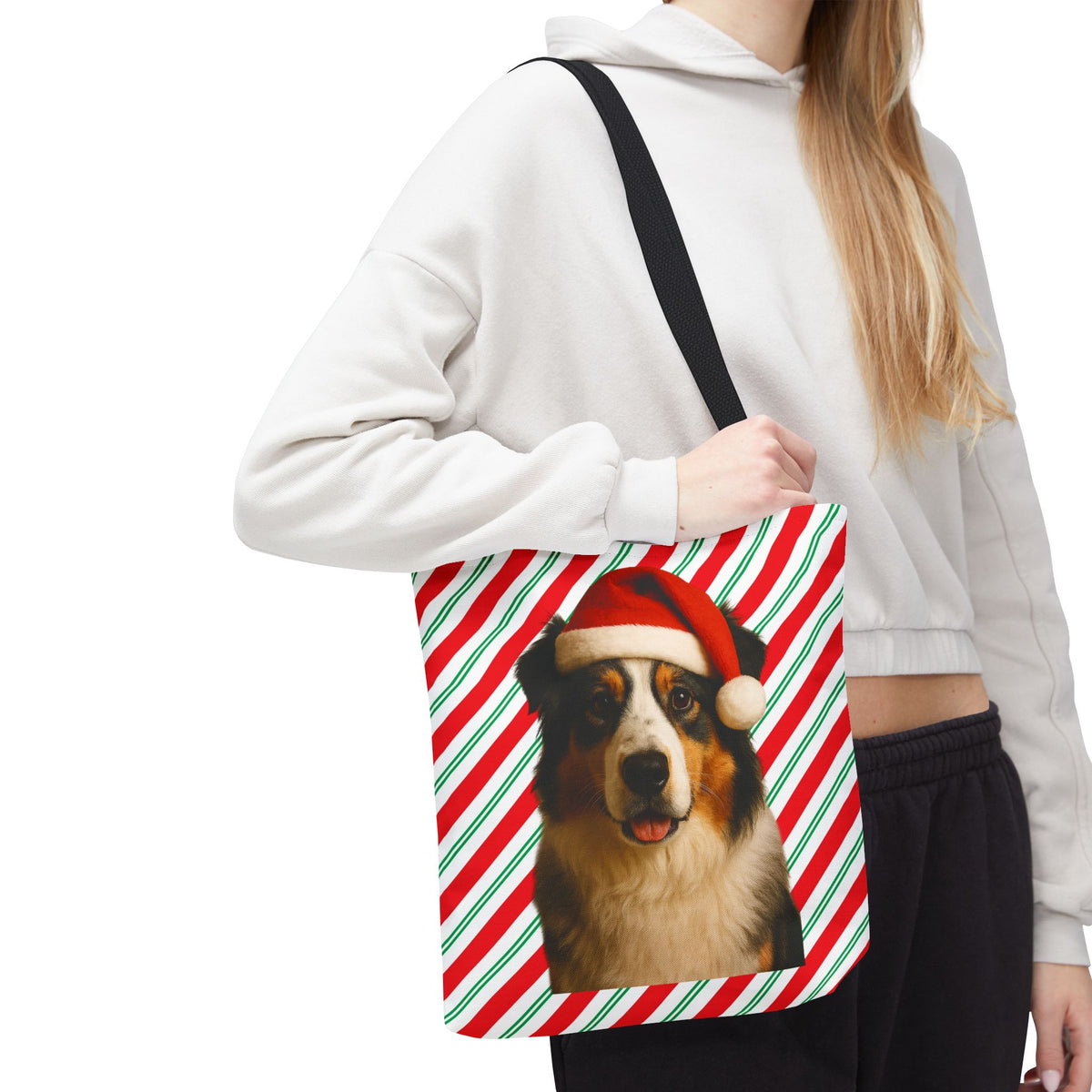 Santa Paws Aussie Tote Bag