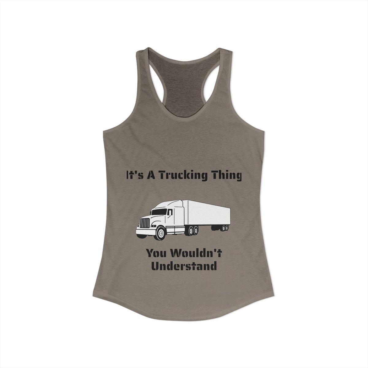 Trucking Thing Women's Racerback Tank