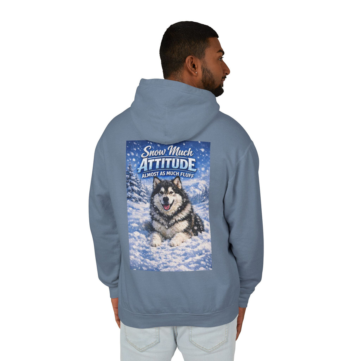 Snow Much Attitude Unisex Lightweight Hoodie